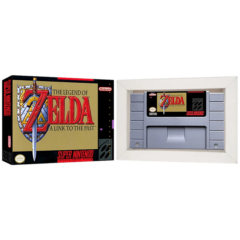 Cartucho de Super Nintendo com Caixa - Legend of Zelda