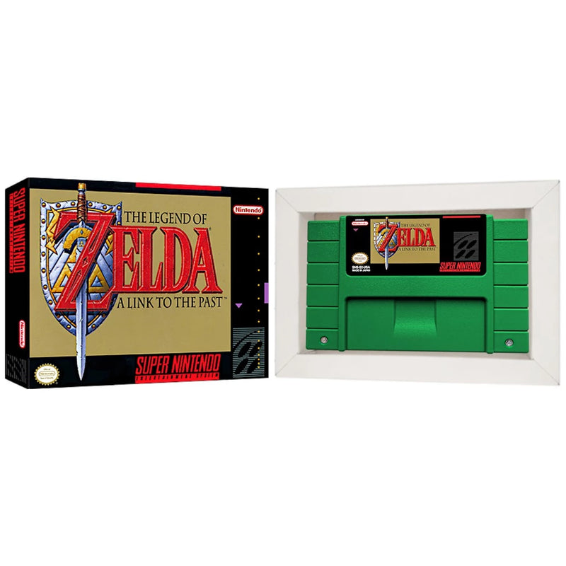 Cartucho de Super Nintendo com Caixa - Legend of Zelda