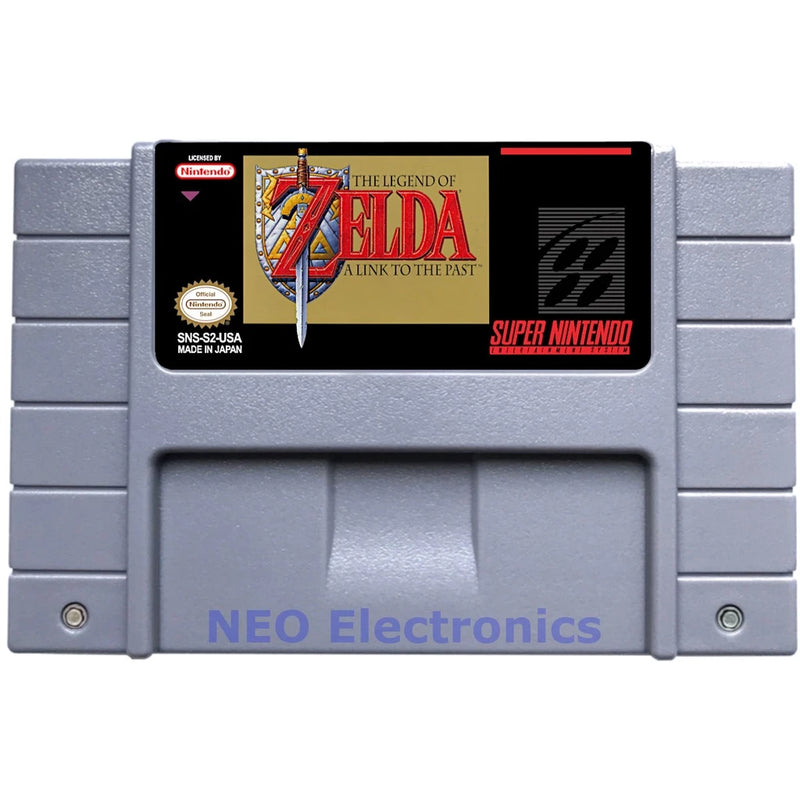 Cartucho de Super Nintendo com Caixa - Legend of Zelda