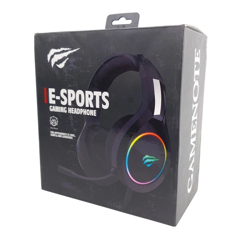 Headset Gamer Havit Gamenote H2232d RGB Preto