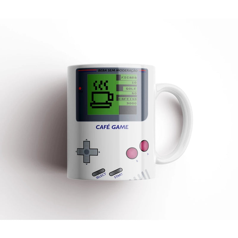 Caneca Game Boy Gamer em Cerâmica - 350ml