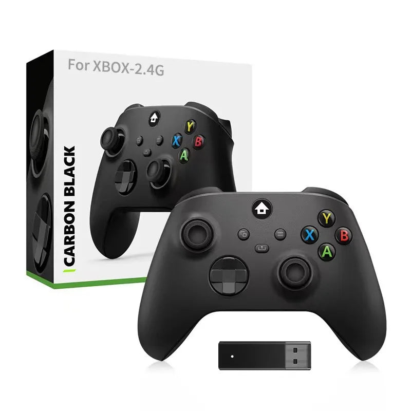 Controlador de Jogo Sem Fio para Xbox One, Console Joysticks, Receptor Adaptador 2.4G, PC Gamepad Windows, Série Xbox X e S, Gamepad