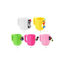 Canecas em Bloquinhos com Encaixe "Lego" + Peças para Montar