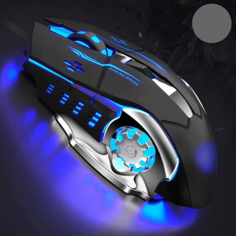 Mouse Gamer USB 3200 DPI LED RGB com Fio M-08