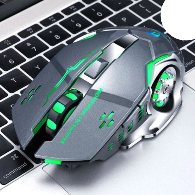 Mouse Gamer USB 3200 DPI LED RGB com Fio M-08