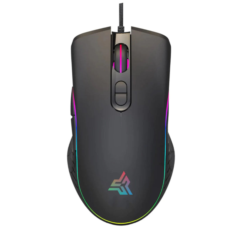 Mouse Gamer Óptico com LED RGB – Alta Performance para PC e Videogames