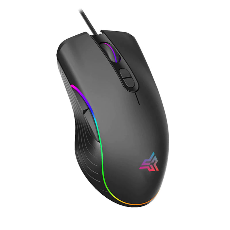 Mouse Gamer Óptico com LED RGB – Alta Performance para PC e Videogames