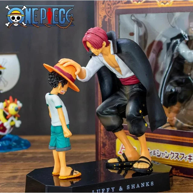 Luffy e Shanks 18CM Action Figure - One Piece