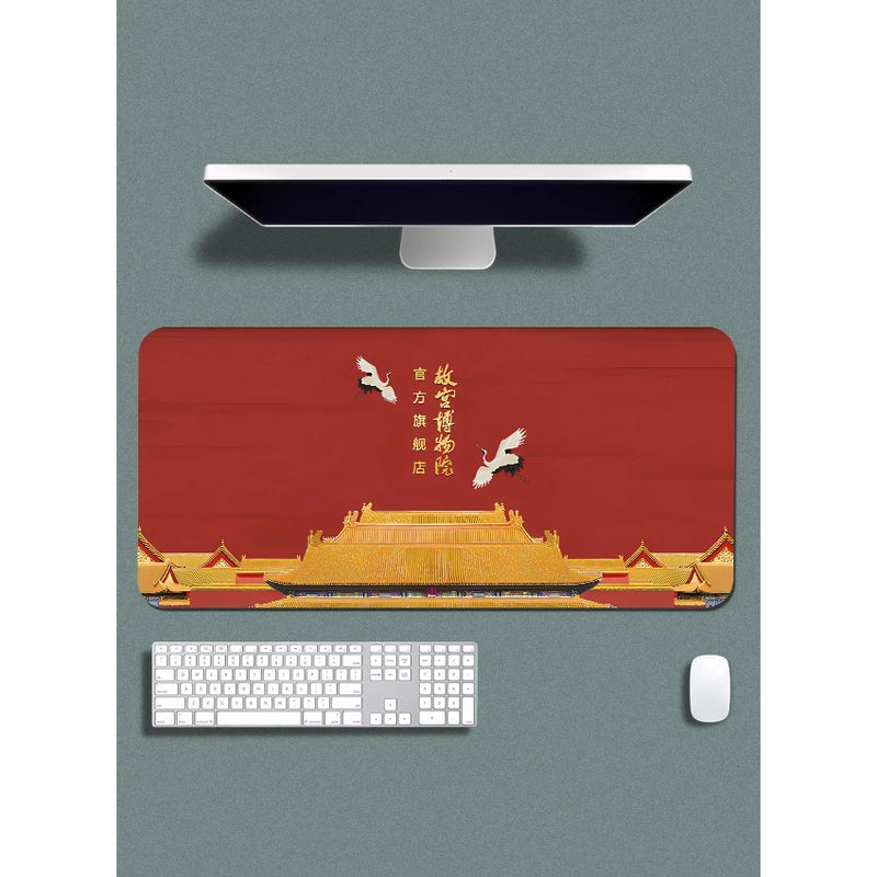 Mouse Pad Gamer Premium com Estampas Orientais e Borda Costurada - MK