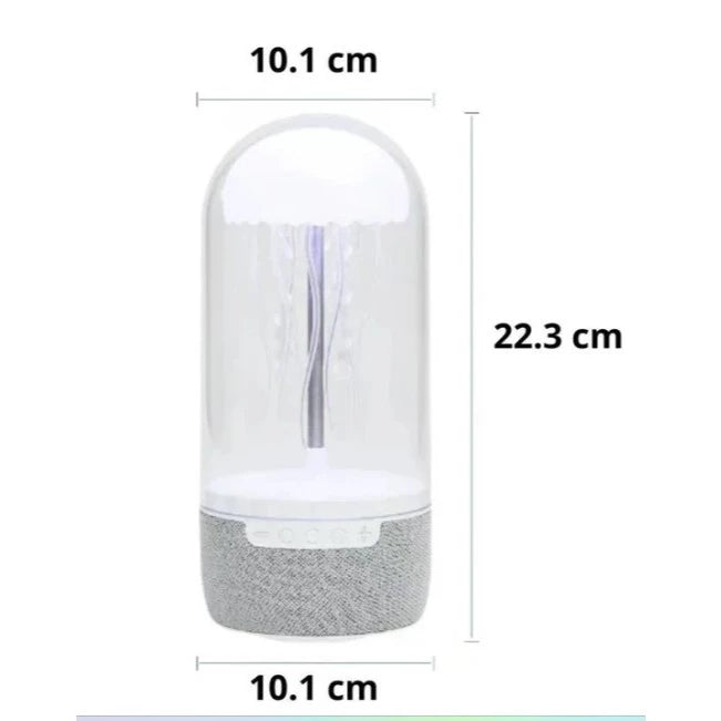 Luminaria LED e Caixa de Som Água Viva - Atomex