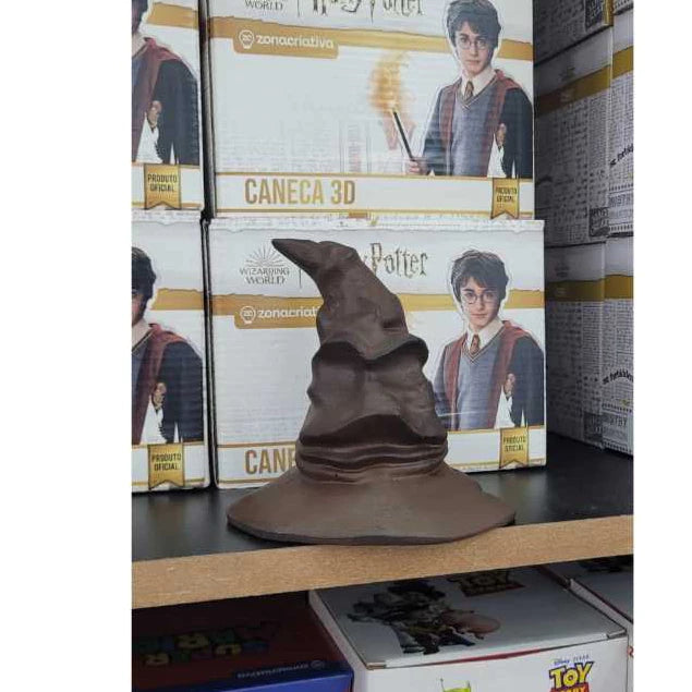 Chapéu Seletor Harry Potter - Estátua Colecionável em Resina