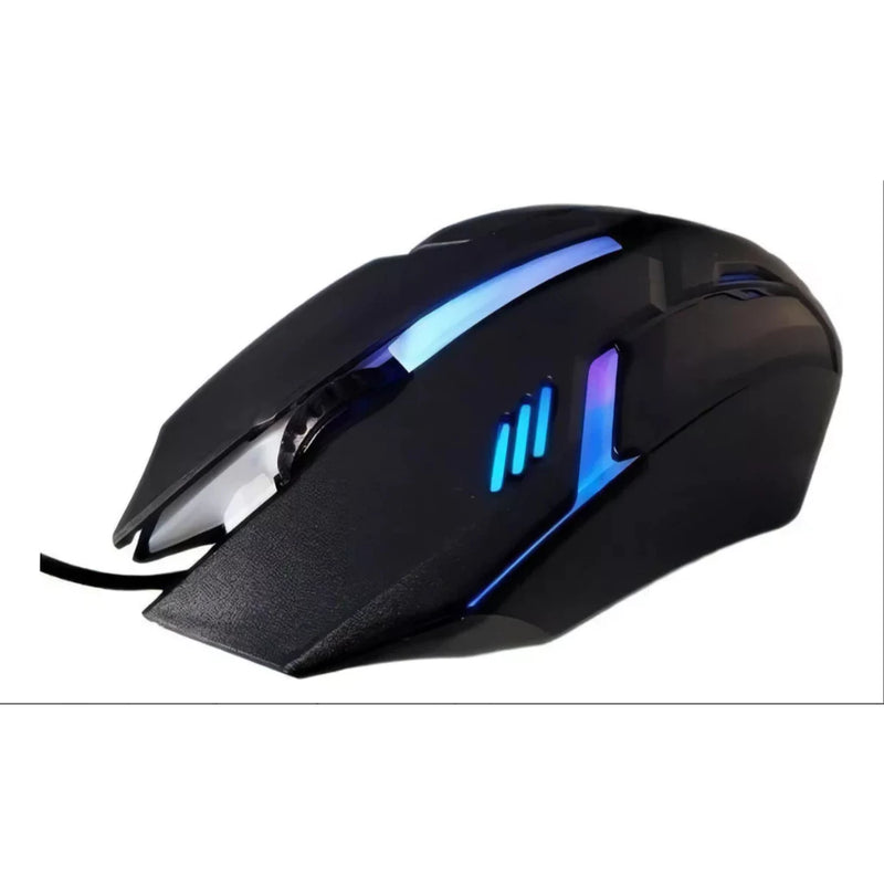 Mouse Gamer com LED RGB 7 Cores e Fio USB Exbom MS-62 – 1200 DPI