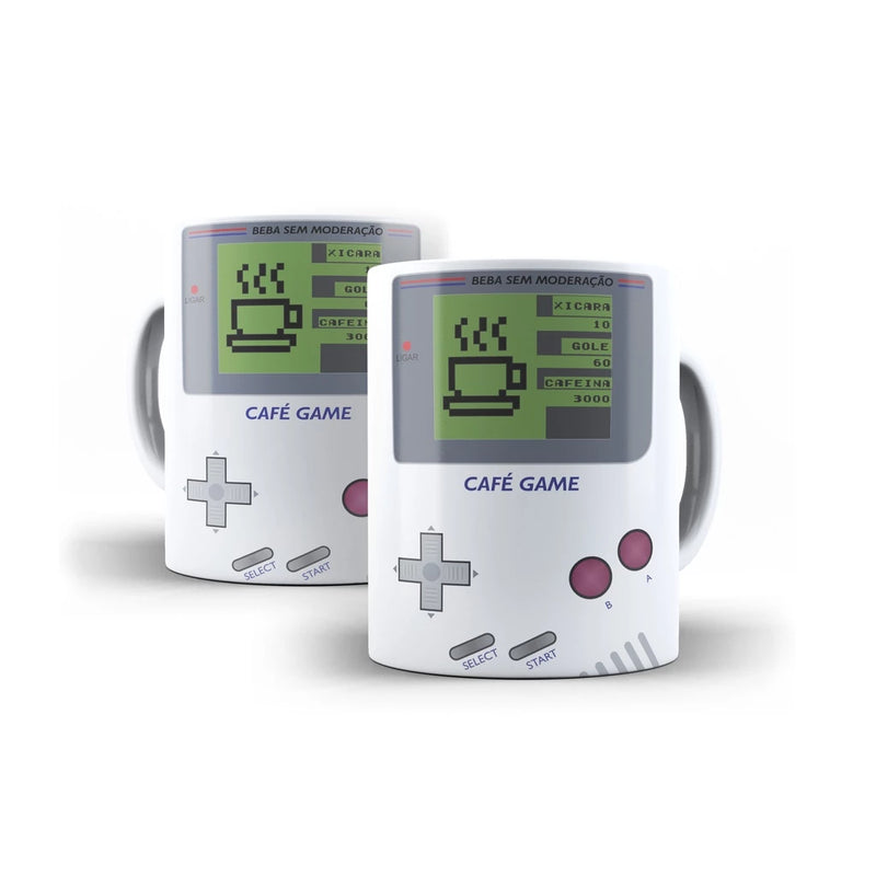 Caneca Game Boy Gamer em Cerâmica - 350ml