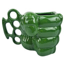 Caneca 3D Decorativa Soco Inglês Verde Hulk