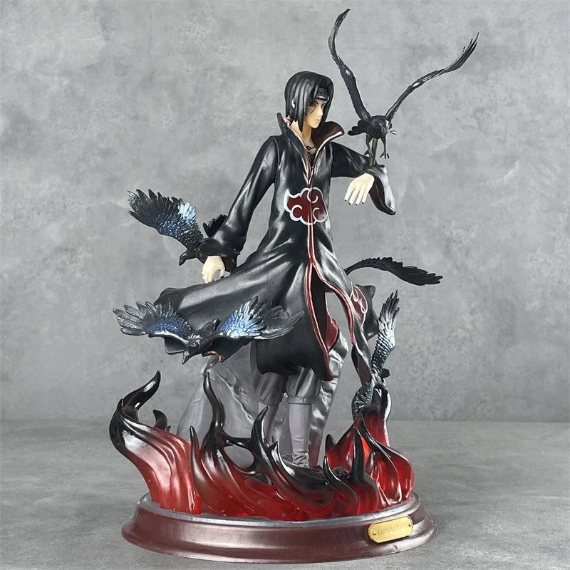 27cm Figura Naruto Figuras Anime Uchiha Itachi Figurine PVC Estátua Modelo Boneca Colecionável Ornamento Brinquedos De