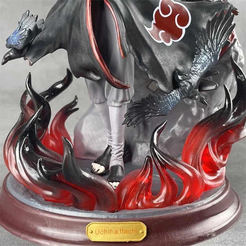 27cm Figura Naruto Figuras Anime Uchiha Itachi Figurine PVC Estátua Modelo Boneca Colecionável Ornamento Brinquedos De