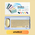 KIT Teclado e Mouse Bluetooth 3.0 Ultrafino - Compatível com Smartphones, Notebook e Tablet