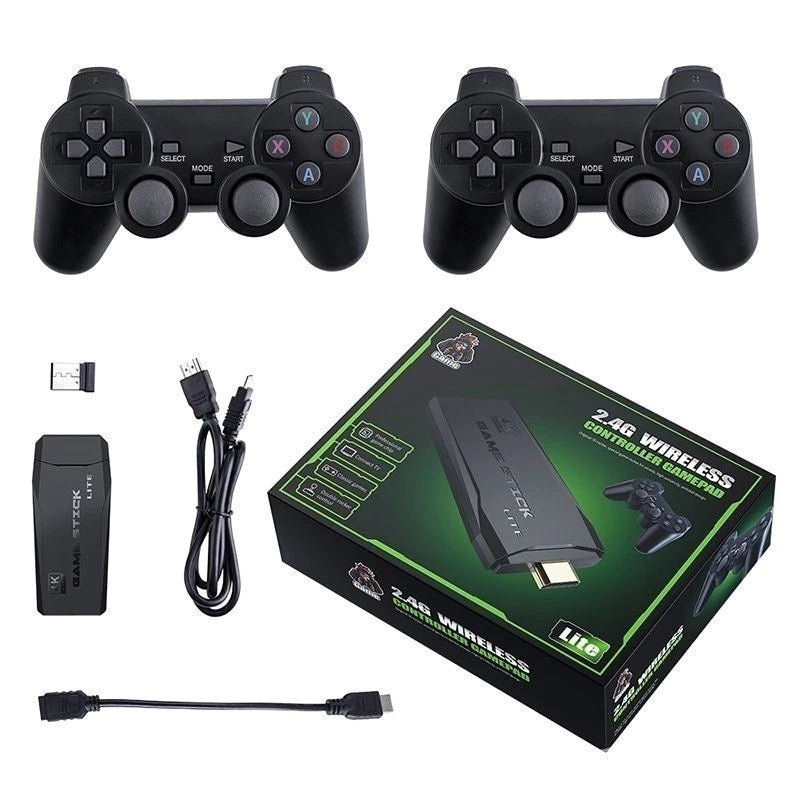 Videogame Stick Retro 10 Mil Jogos com 2 Controles Sem Fio