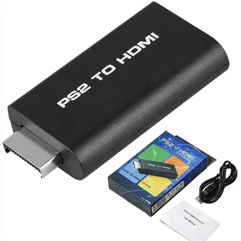 Adaptador Conversor para Ps2 Audio e Vídeo AV para Cabo Hdmi