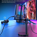 Microfone Gamer Condensador RGB