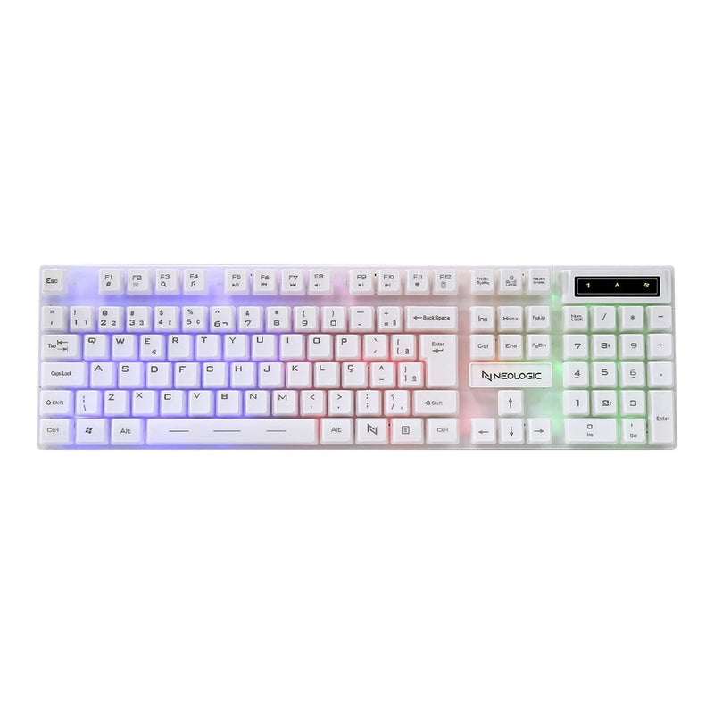 Teclado Gamer Neologic Infinite Play White